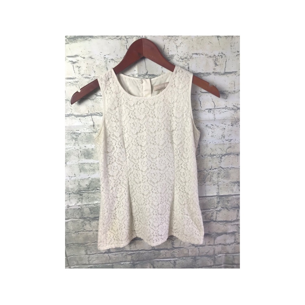 Banana republic sleeveless race over top.